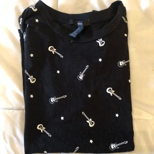 Black Guitar T-Shirt
